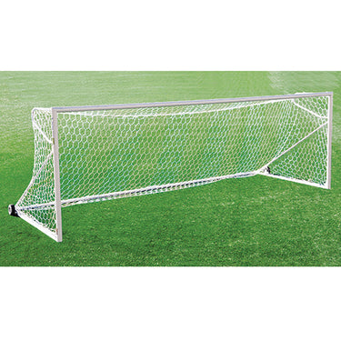 Soccer Goal Replacement Nets (5-1/2 in. Hex - 5mm Braided Mesh) - Team Official Goal (8 ft.H x 24 ft.W x 4 ft.B x 10 ft.D) (White)